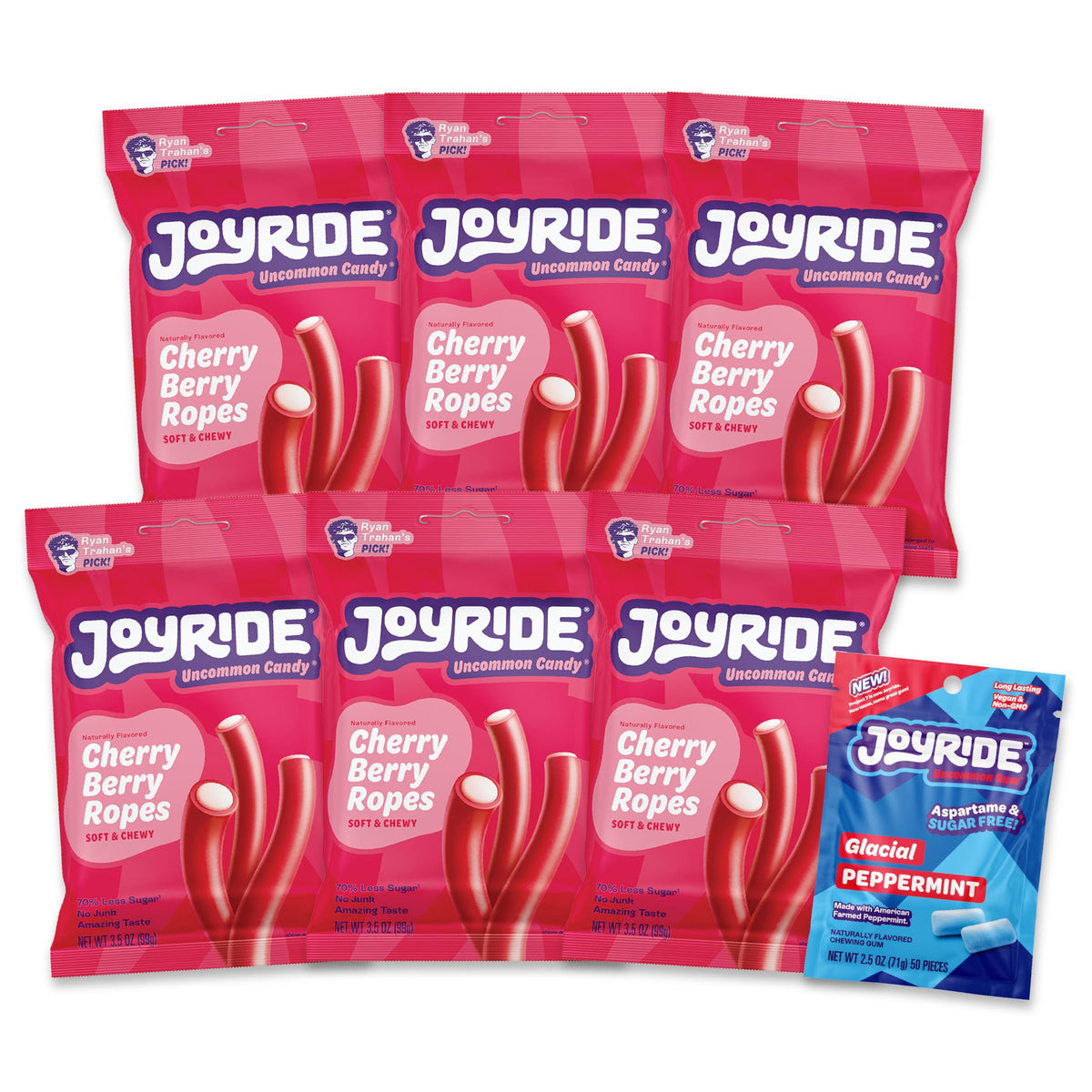 JOYRIDE front packaging showing bold cherry graphics and bundle branding benefits
