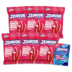 JOYRIDE front packaging showing bold cherry graphics and bundle branding benefits