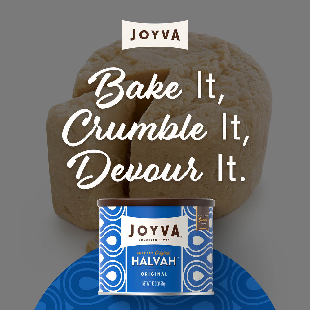 Joyva Halvah served on plate as snack highlighting ready-to-eat benefit