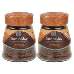 Juan Valdez front packaging showing two-pack and dulce de leche promise