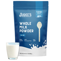 Judee's Gluten Free front pouch showing branding and resealable pack, convenient storage