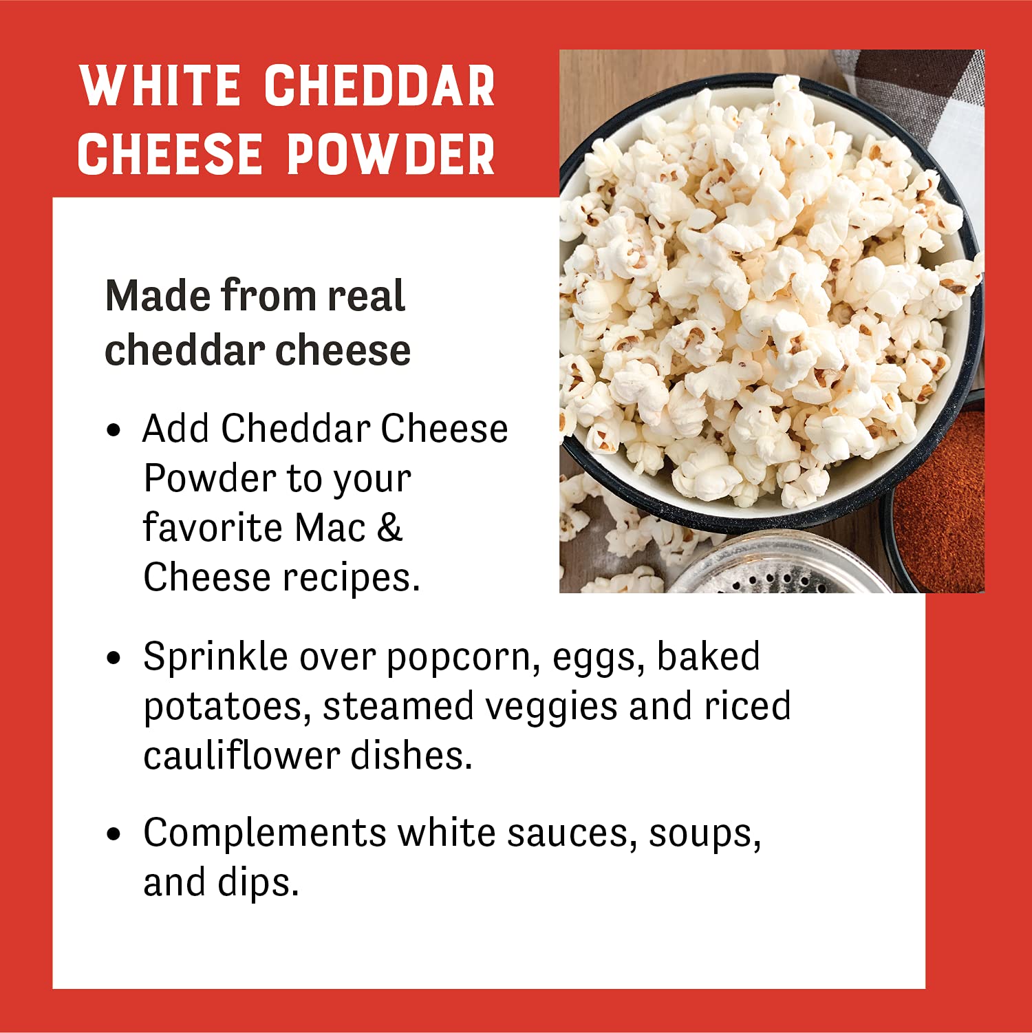 Judee's savory baked muffins sprinkled with powder for enhanced taste