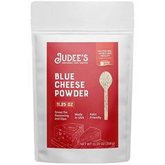 Judee's pouch front view showing product and label, convenience benefit