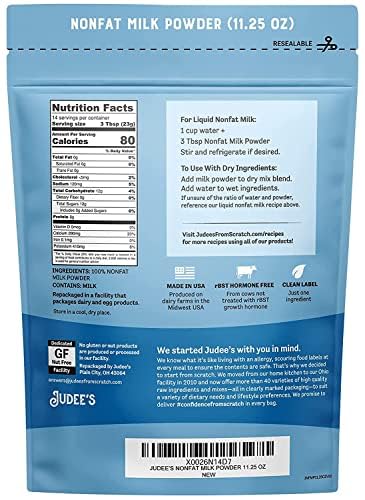Judee's Gluten Free pouch on pantry shelf showing compact storage convenience