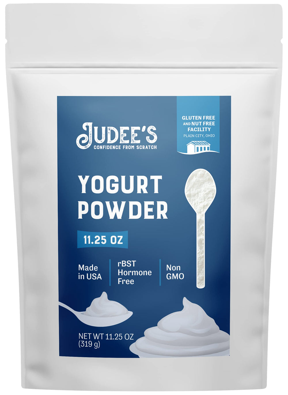 Judee's Gluten Free front package showing brand and pantry-ready benefit