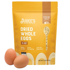Judee's pouch front view showing product branding and resealable pouch for pantry convenience