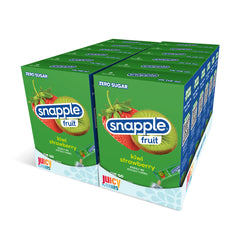 Juicy Mixes Snapple front packaging showing 12 boxes for convenient storage and quick access