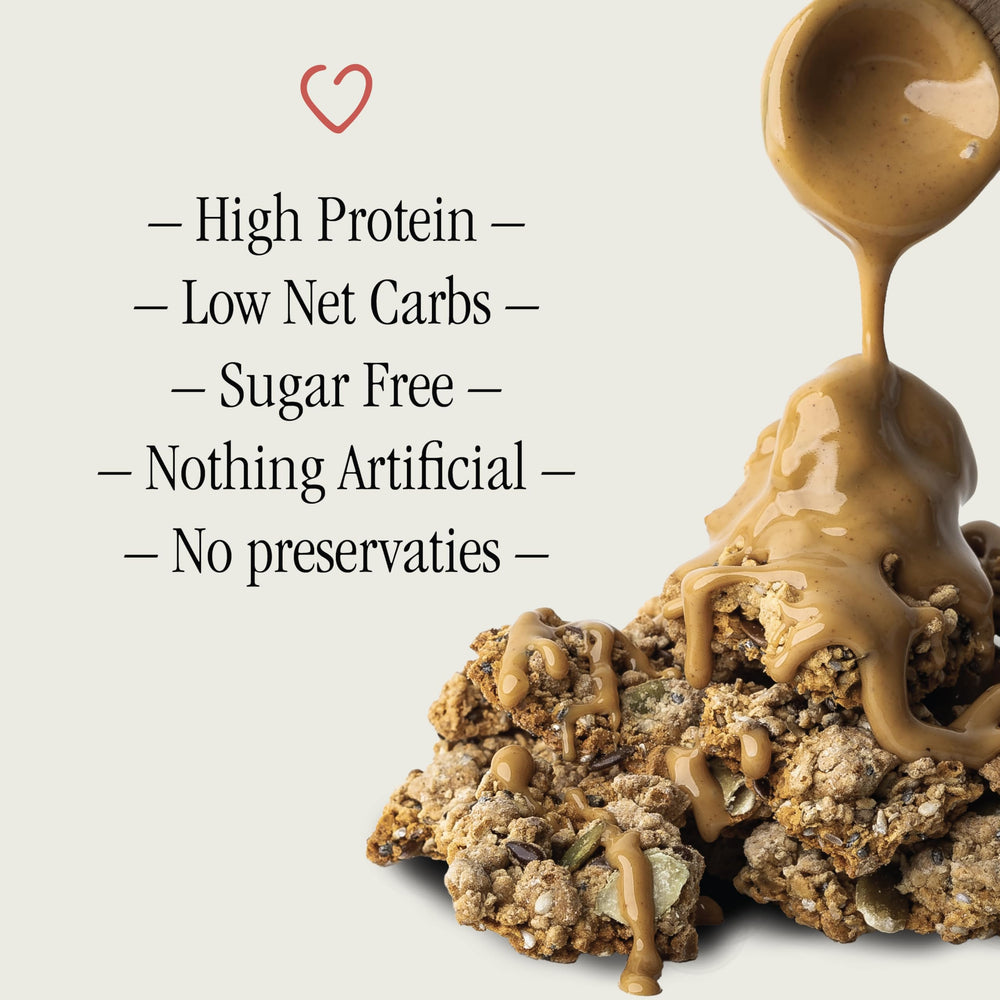 Julian Bakery spoonful over yogurt for protein‑packed topping