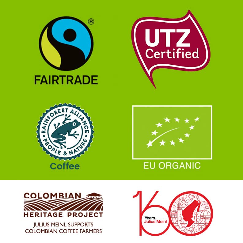 Julius Meinl certification labels highlighting ethical sourcing and trust