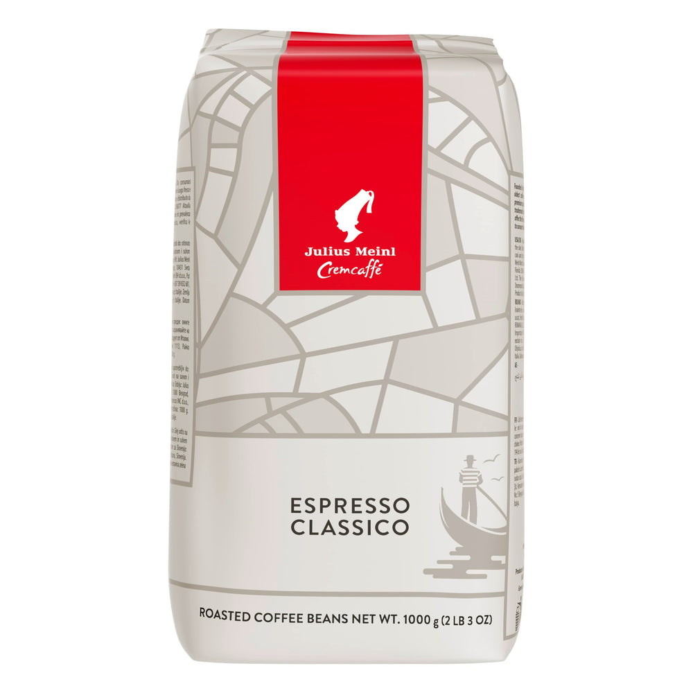 Julius Meinl front packaging showing 1kg bag and brand recognition benefit