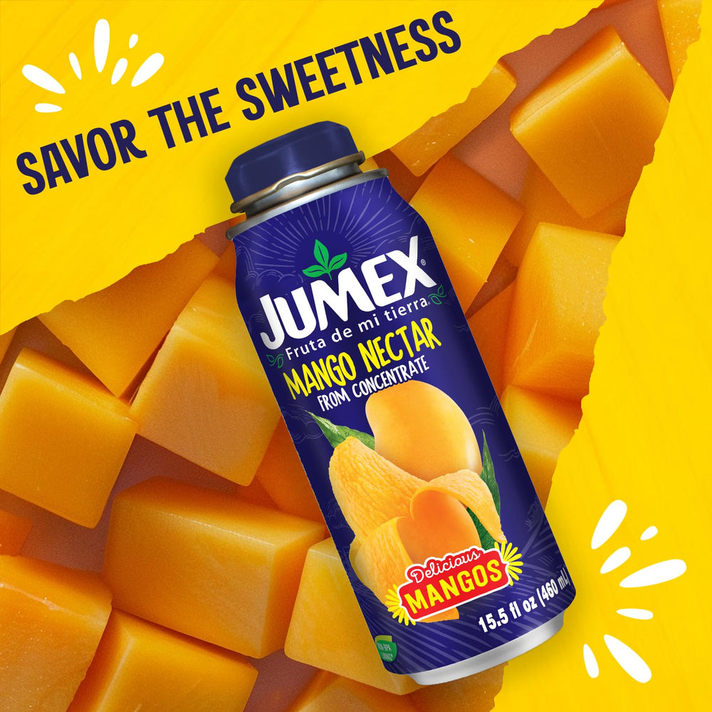 jumex bottles on a party table demonstrating crowd-ready mango beverage option