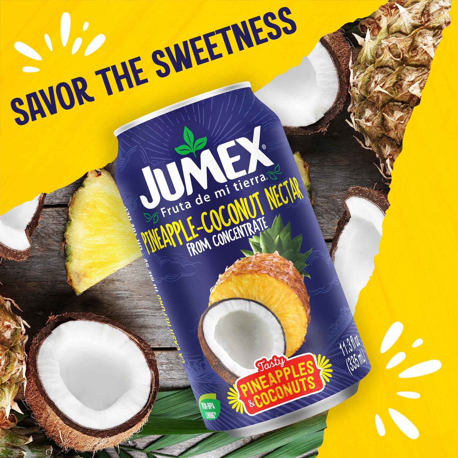 Jumex used in kitchen recipe as mixer giving tropical flavor boost