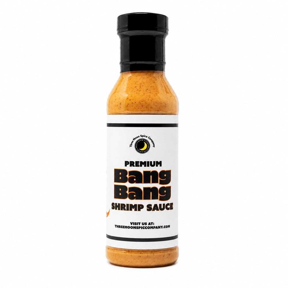 June Moon Spice Company front bottle view showing label and easy-pour cap benefit