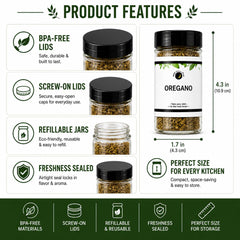 June Moon label close-up highlighting spice names and clear readable labeling benefits