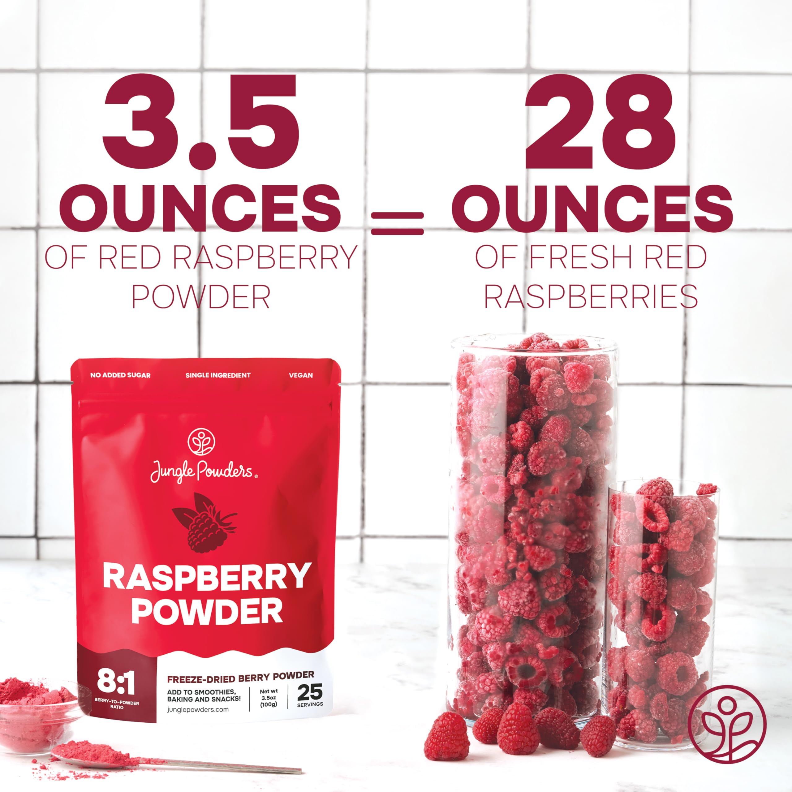 Jungle Powders mixed into frosting showing natural red tint and visual appeal