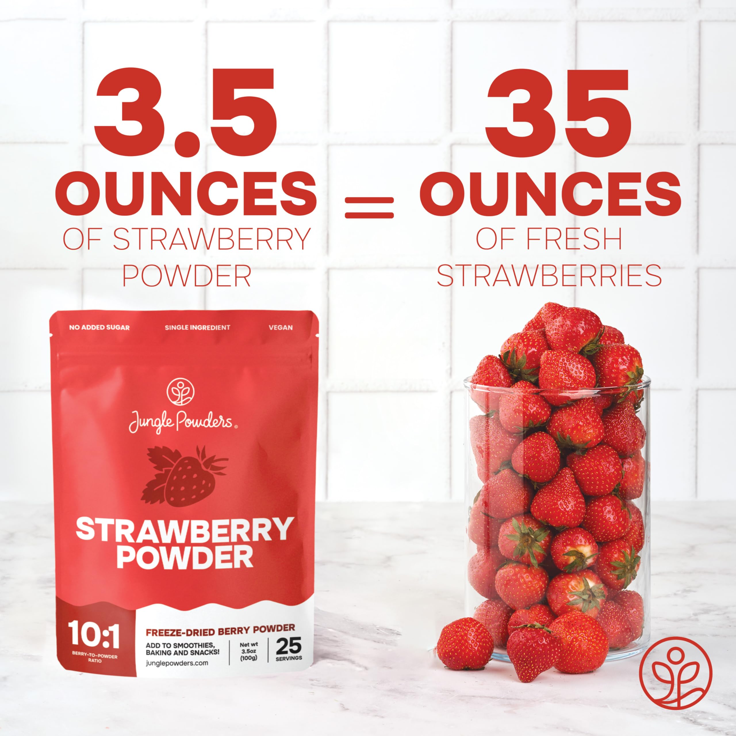 Jungle Powders measured tablespoon demonstrating easy portioning benefit