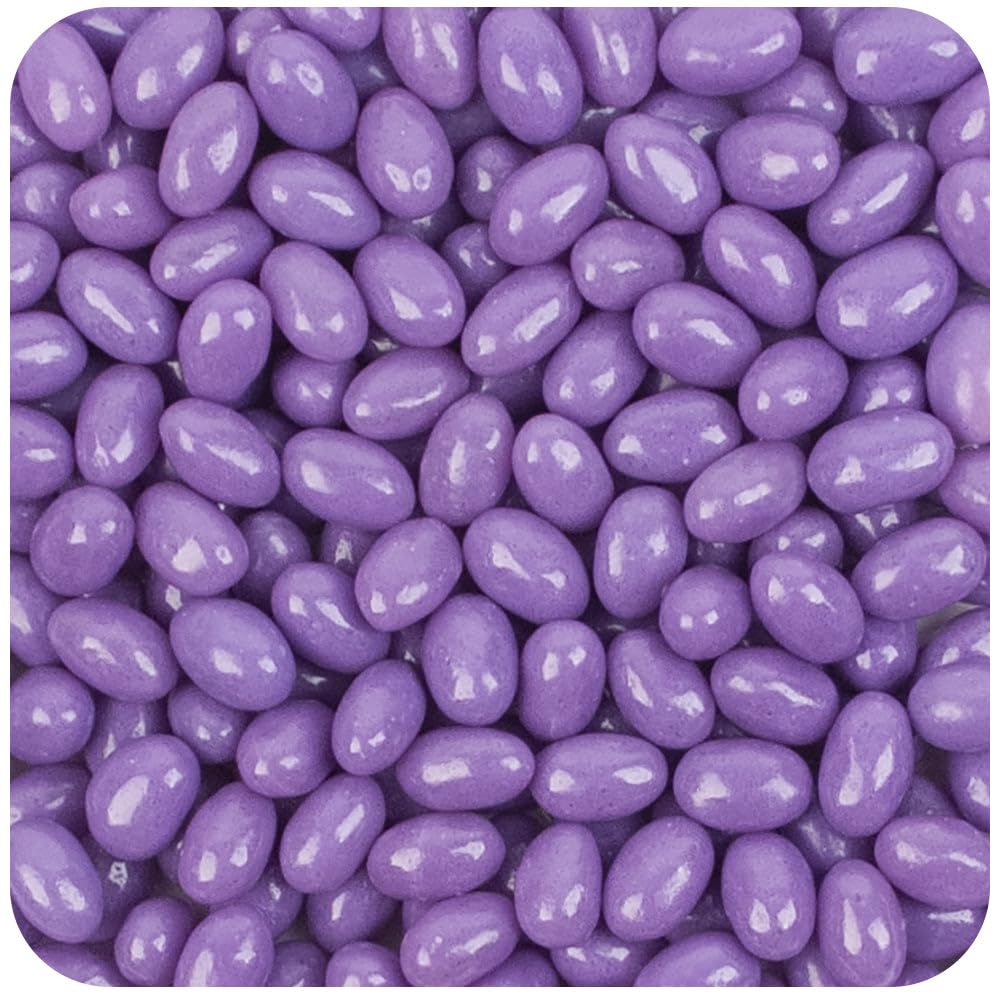 Just Candy front packaging showing purple grape jelly beans and quantity benefit