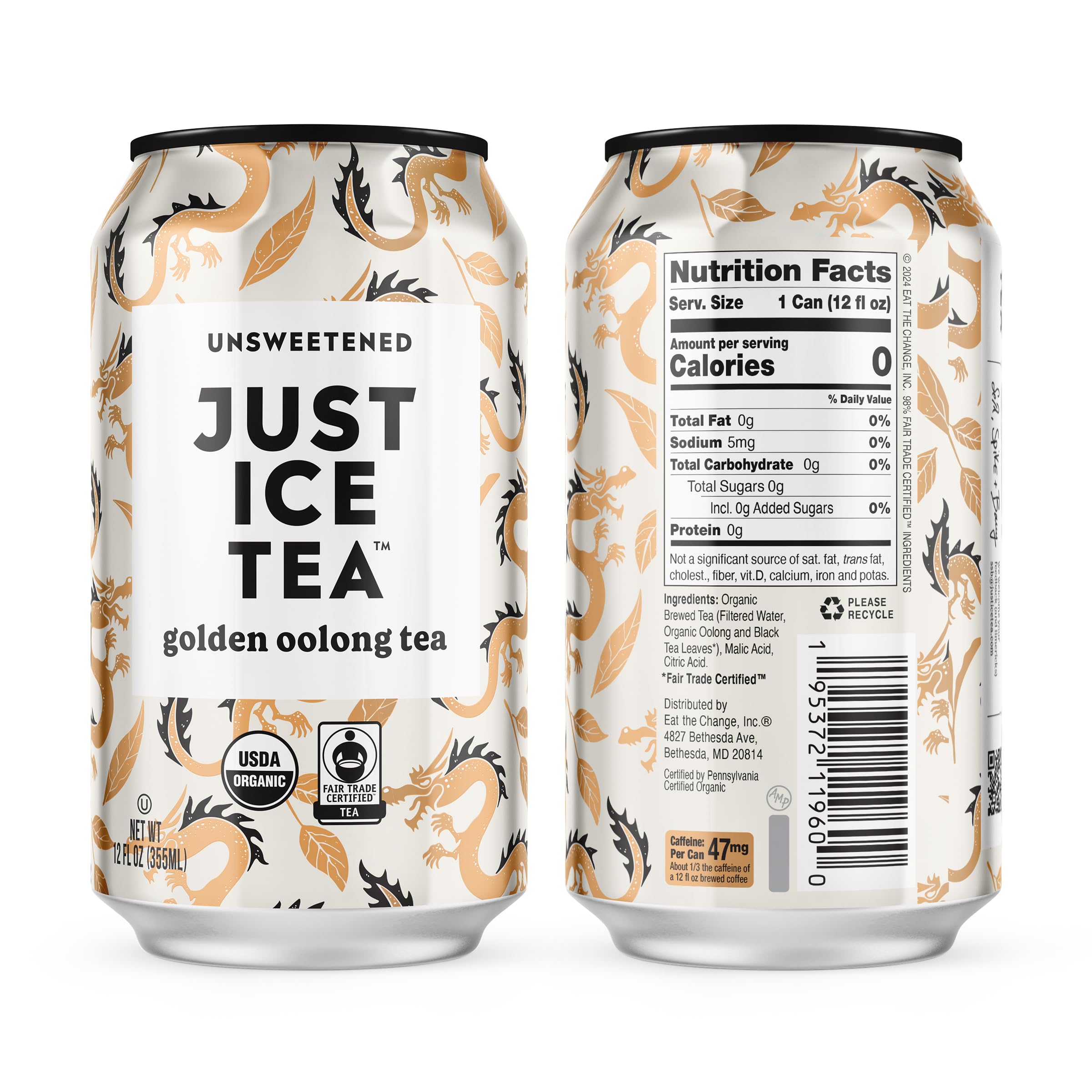 Just Ice Tea sealed 12-pack box illustrating bulk storage and portability