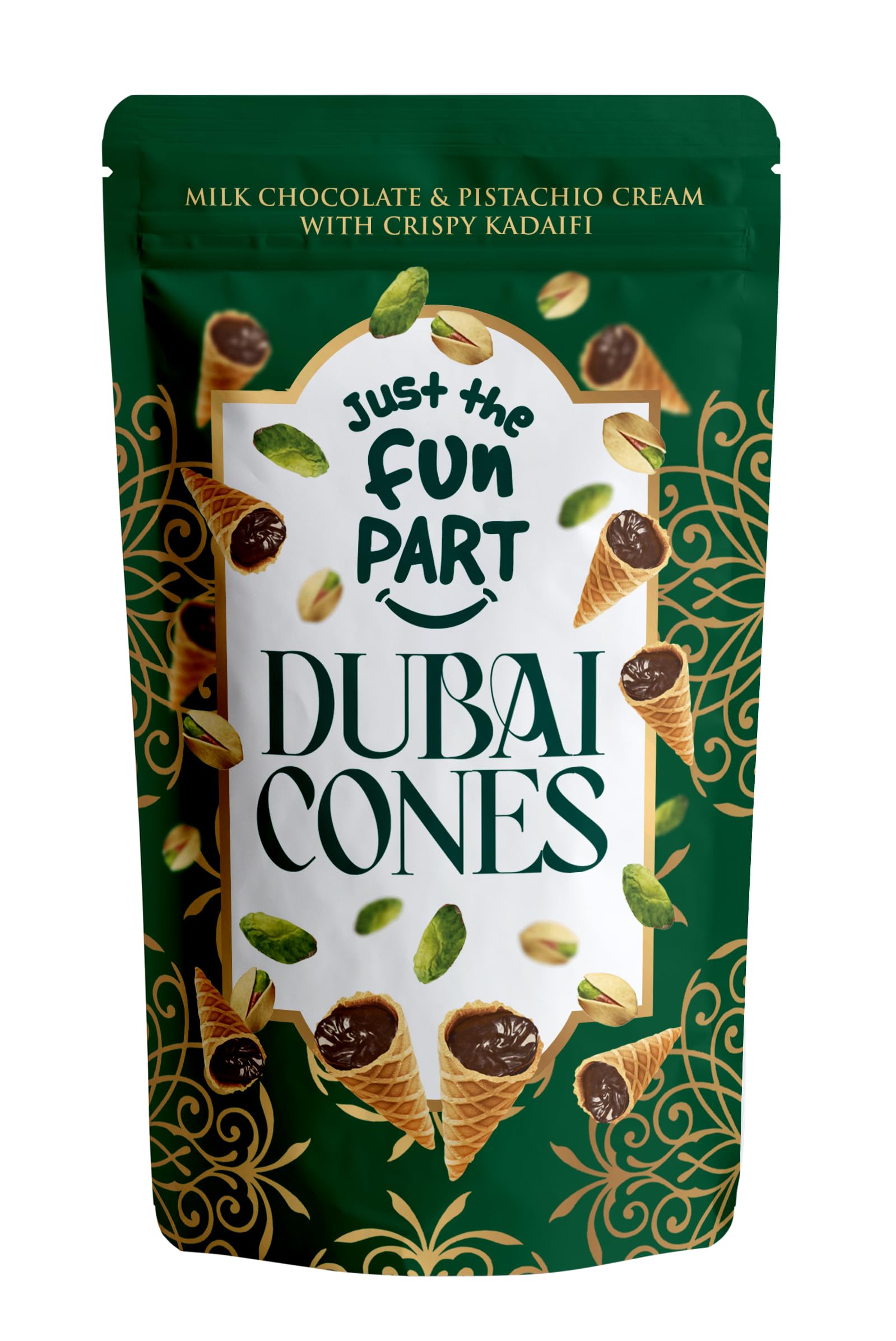 Just The Fun Part open pack with cones visible for convenient grab-and-go snacking