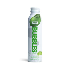 JUST Water aluminum bottle close-up highlighting resealable eco-friendly design