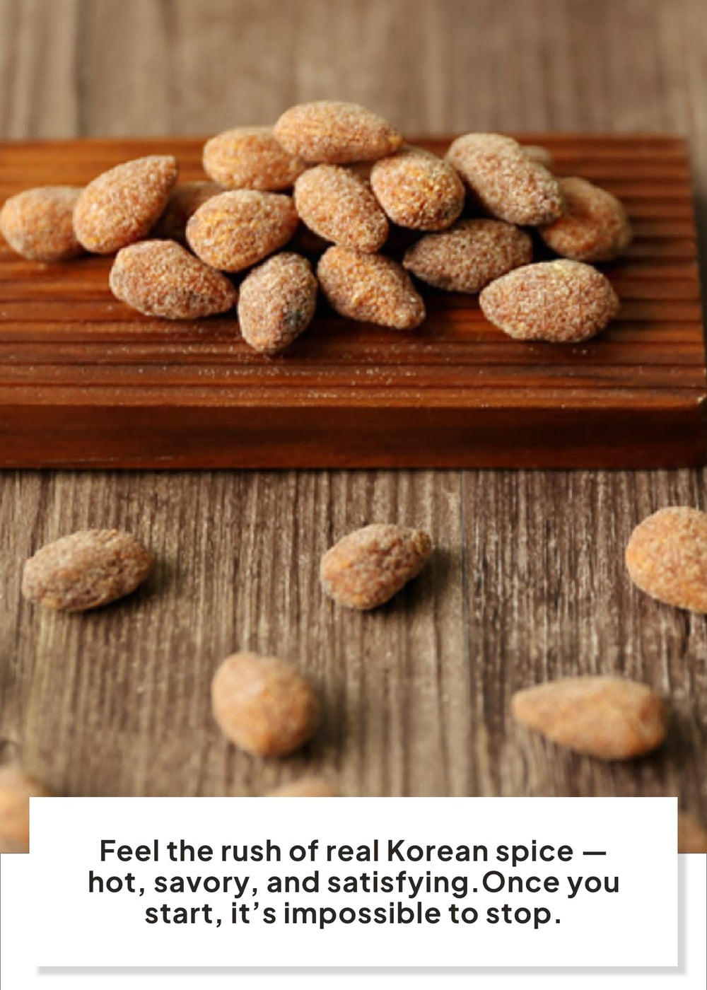 K FOOD KOREAN FOOD almonds poured into bowl for easy sharing