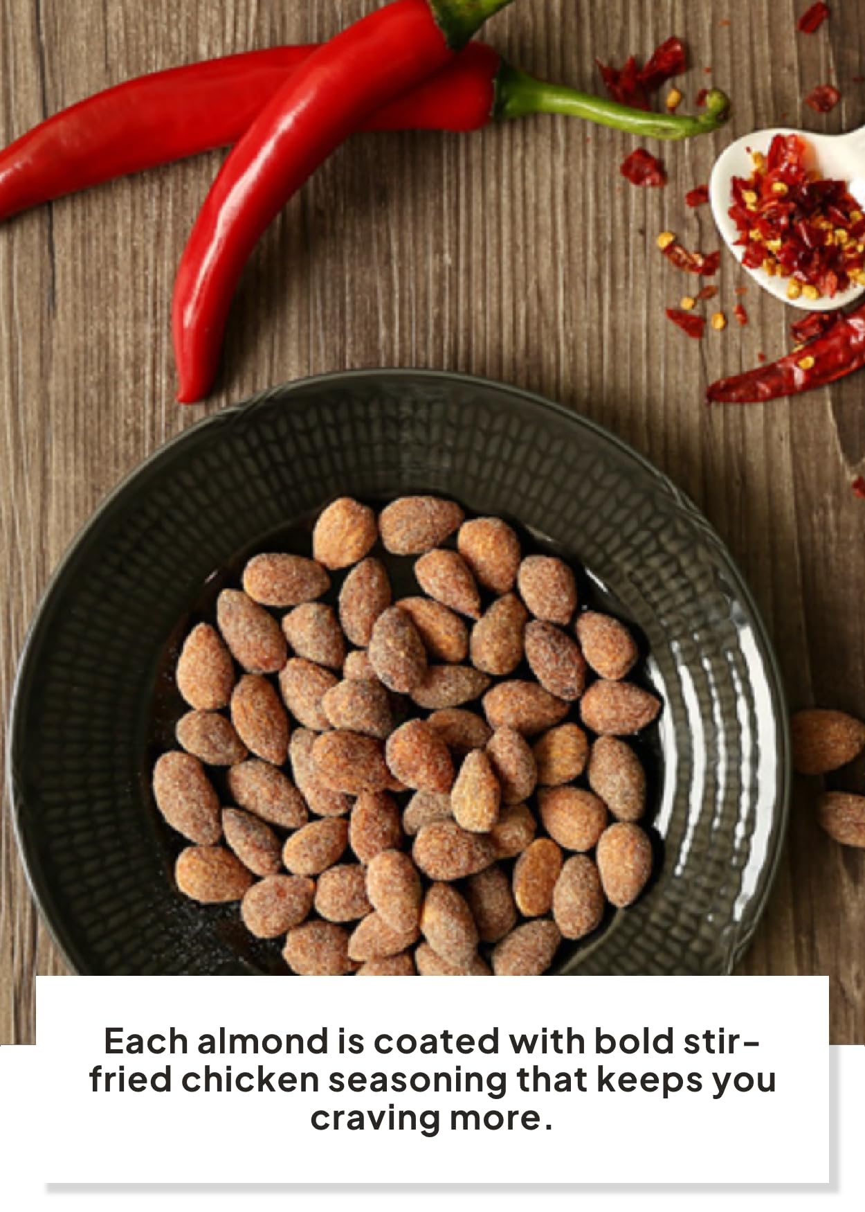 K FOOD KOREAN FOOD almond texture close-up emphasizing crisp crunch