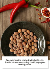 K FOOD KOREAN FOOD almond texture close-up emphasizing crisp crunch