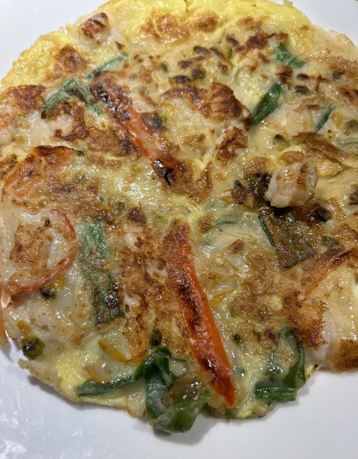 k food korean food ingredients arranged for jeon, easy-to-follow preparation benefit
