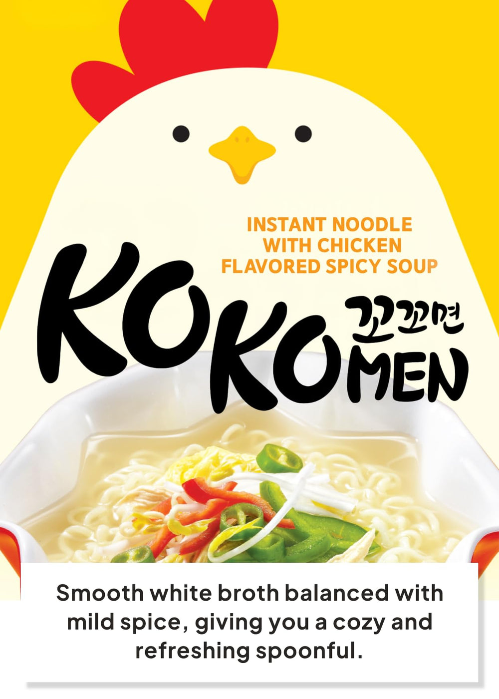 K FOOD Paldo KOKOMEN five-pack layout for pantry-ready convenience