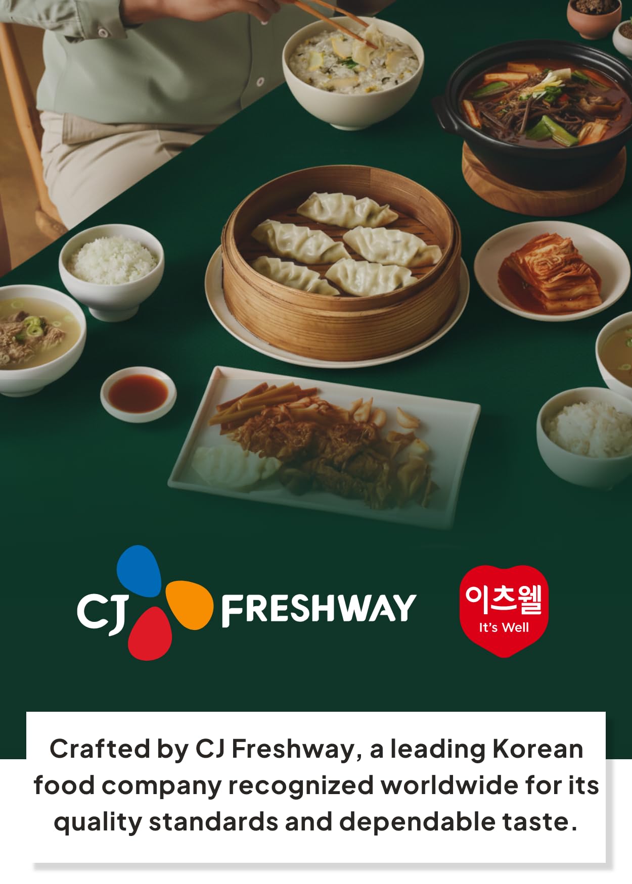 K FOOD KOREAN FOOD nutrition label closeup showing ingredients and allergen information benefit