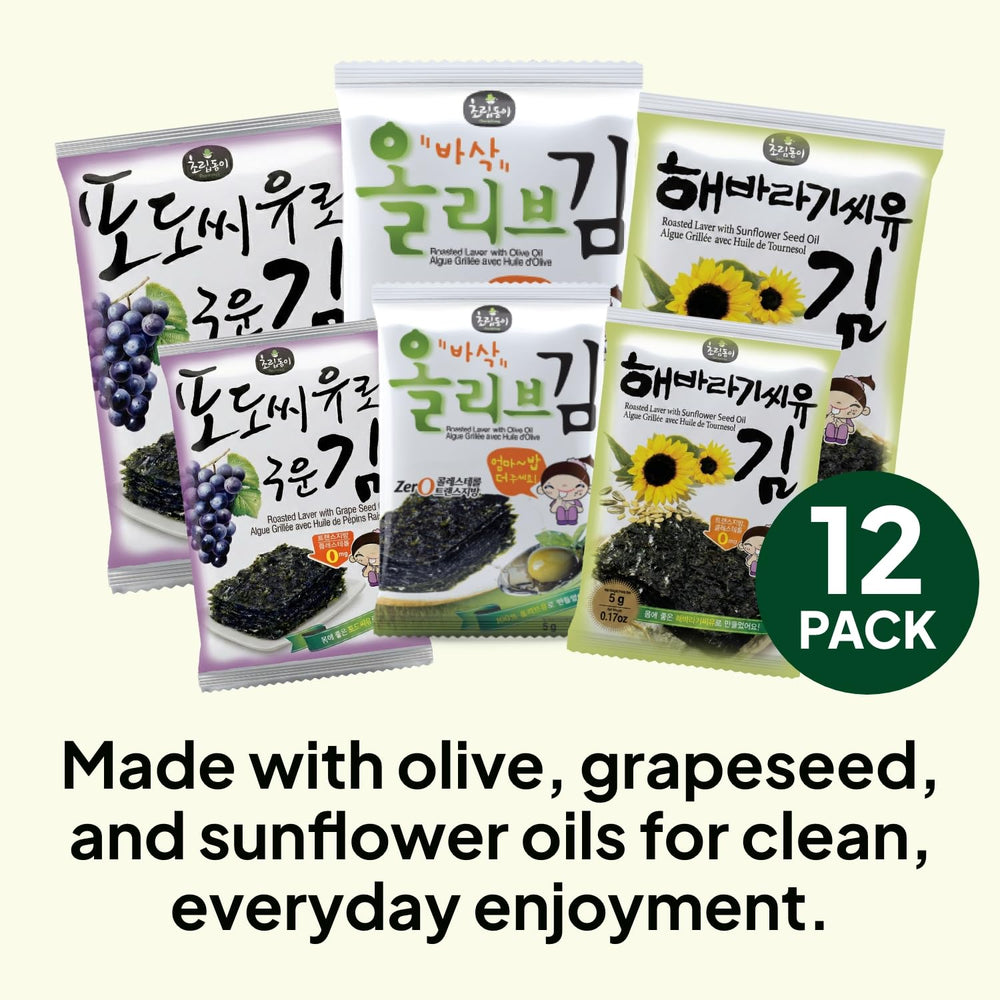 K FOOD KOREAN FOOD texture view of sunflower oil sheet showing light, delicate crunch