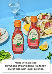 K FOOD KOREAN FOOD squeeze bottle nozzle close-up for controlled dispensing