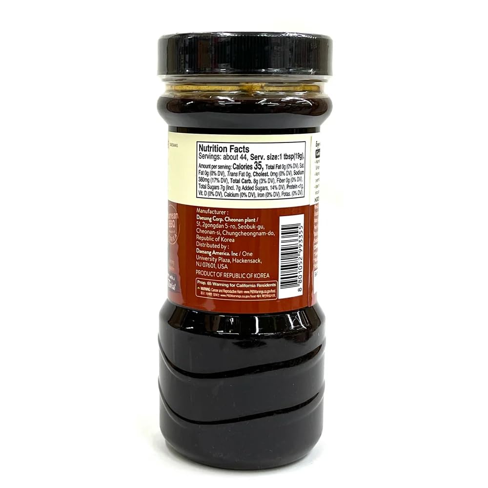 K FOOD KOREAN FOOD O'Food sauce texture close-up showing glossy, thick glaze benefit