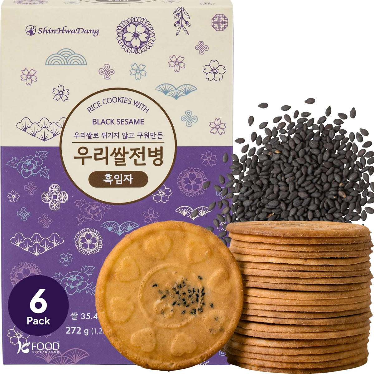 K FOOD KOREAN FOOD front packaging showing six-pack, convenient gift