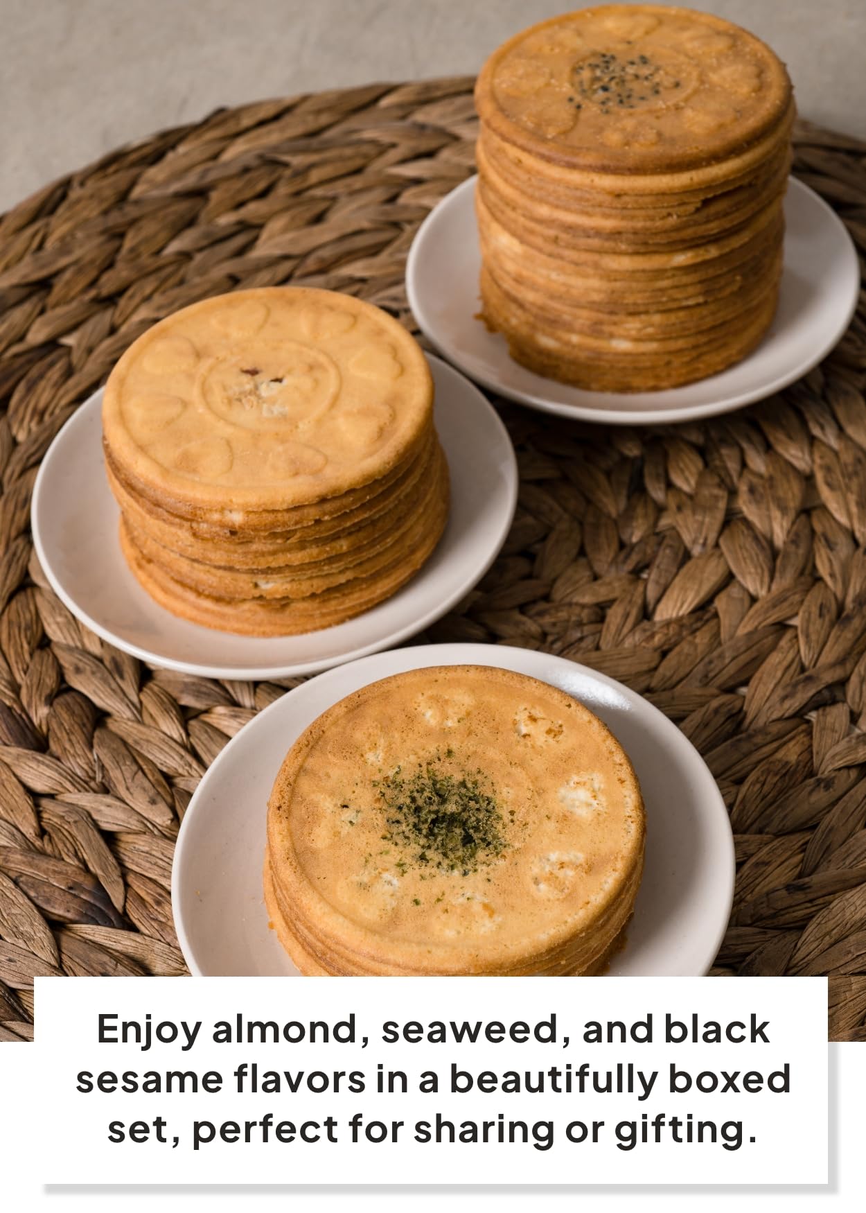 K FOOD KOREAN FOOD green laver seaweed wafer top showing savory detail