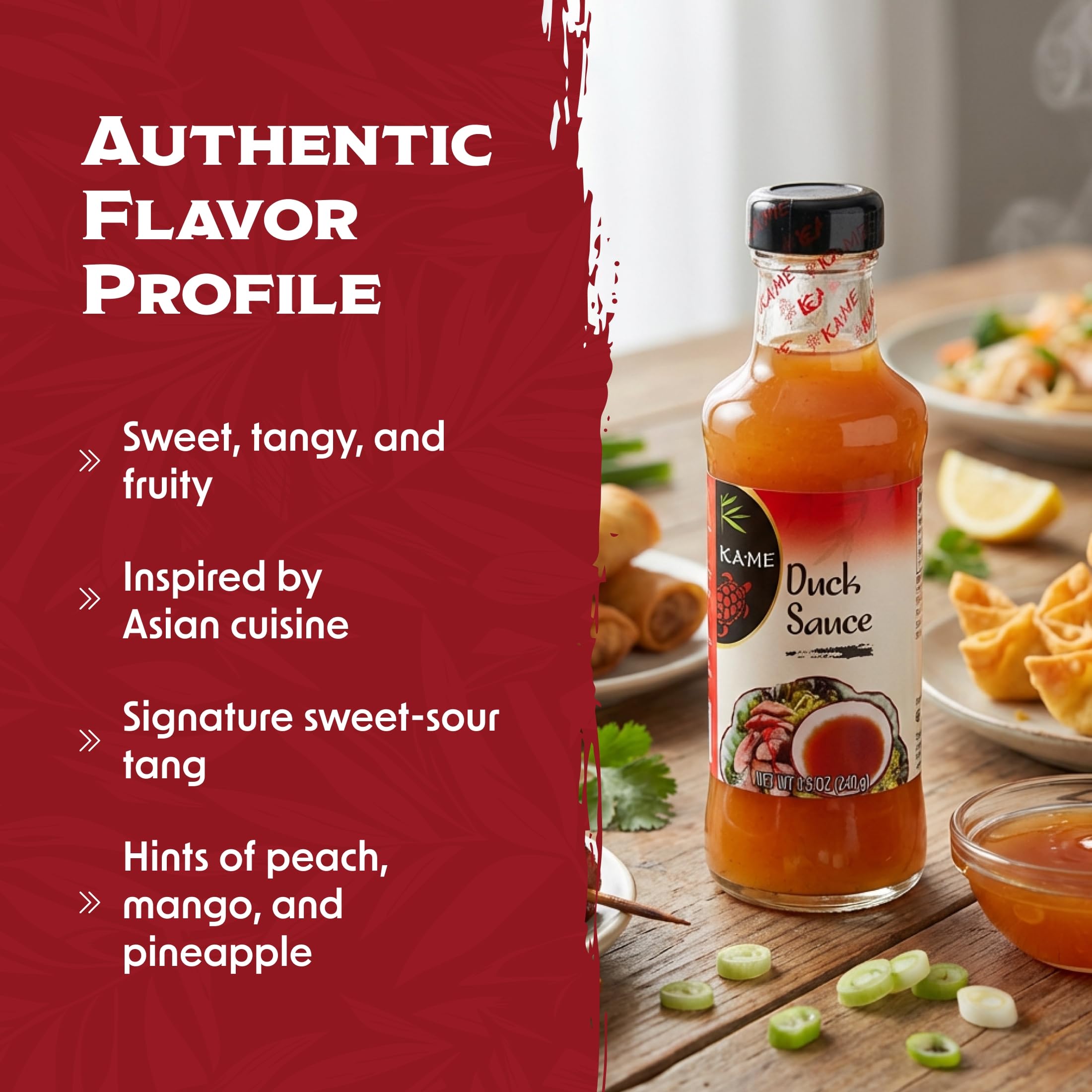 KA-ME sauce on spoon showing smooth texture and glossy finish