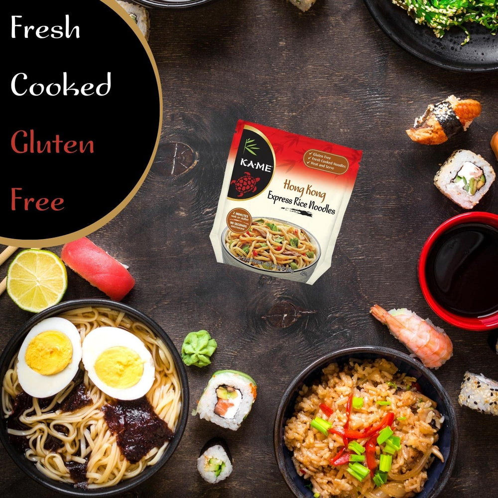 KA-ME noodles plated in bowl showcasing fast flavorful meal idea