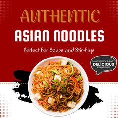 KA-ME plated stir-fry showcasing finished noodles and vibrant toppings