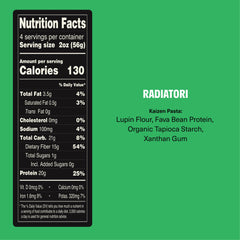 Kaizen Radiatori boiling in pot showing quick cook time and easy prep
