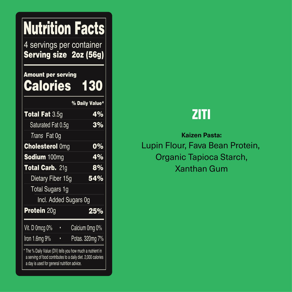 Kaizen Food Company baked ziti casserole showing structure and browning benefit