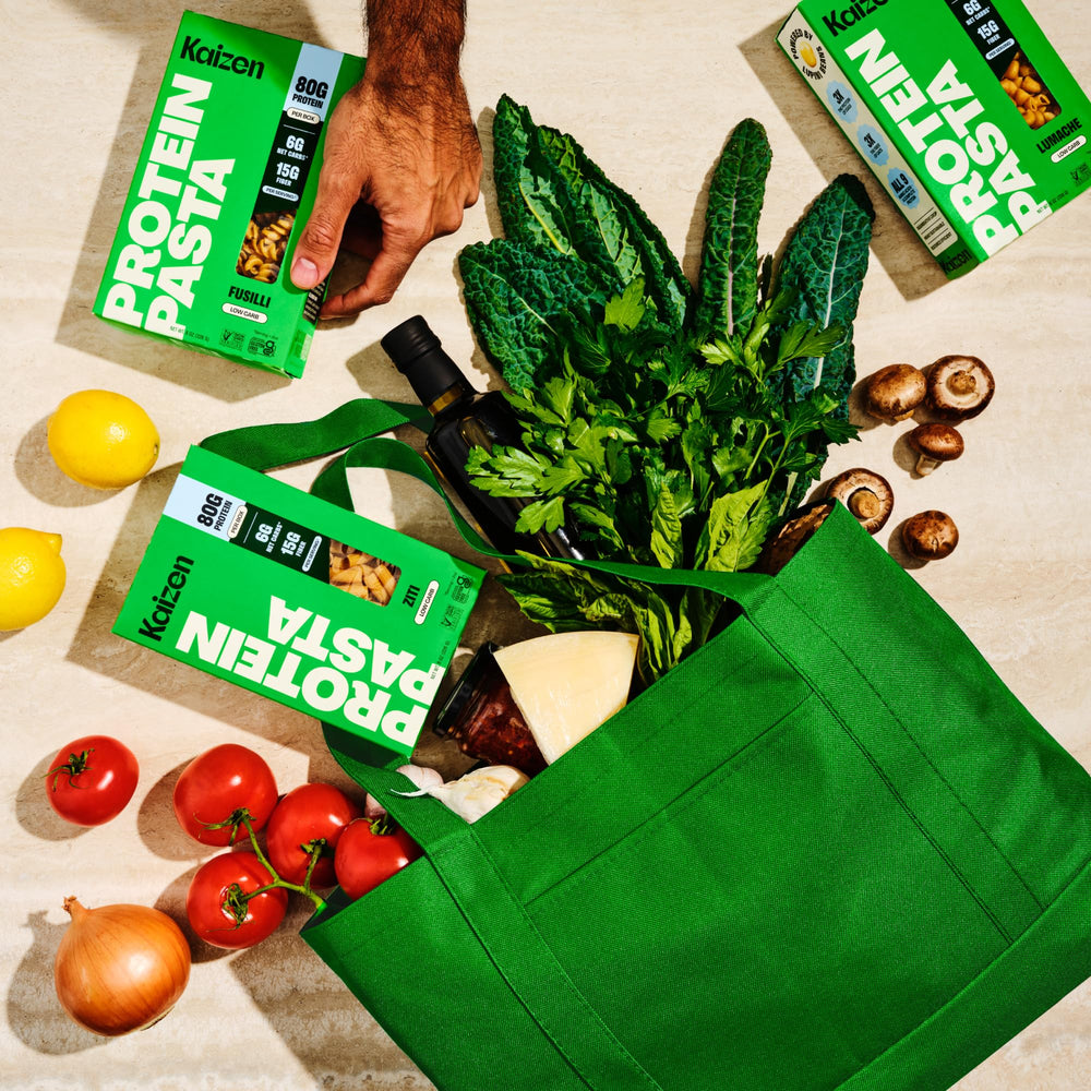 Kaizen Food Company lupin beans ingredient shot emphasizing plant-protein benefit