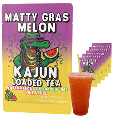 KaJun LOADED TEA front packaging showing three-flavor variety and energy focus