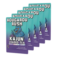 KaJun LOADED TEA powder close-up highlighting fine texture and easy-dissolve benefit