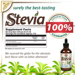 KAL Sure Stevia dropper close-up demonstrating precise dosing and control