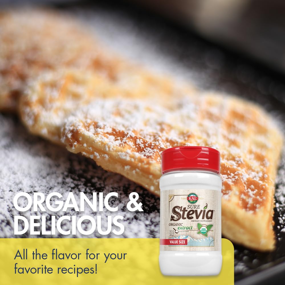 KAL Sure stevia being stirred into coffee showing smooth sweetening benefit