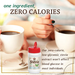 KAL Sure Stevia being poured into tea, KAL stevia adds sweetness without calories