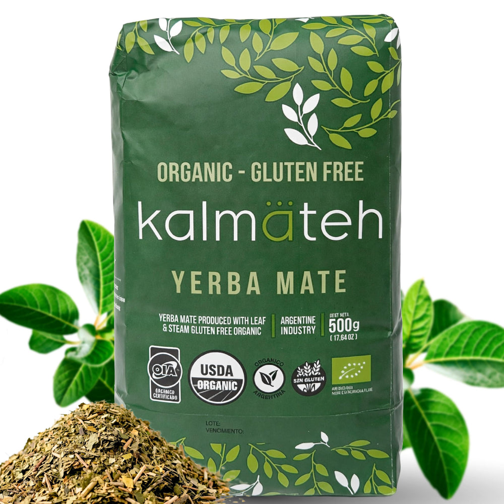 Kalmateh front packaging showing organic seal and 1 lb size for trustworthy quality