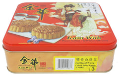 Kam Wah mooncake front box showing gift-ready presentation and freshness