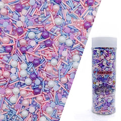 KANDLRIK purple series bottle front view showing label and pearls for easy storage