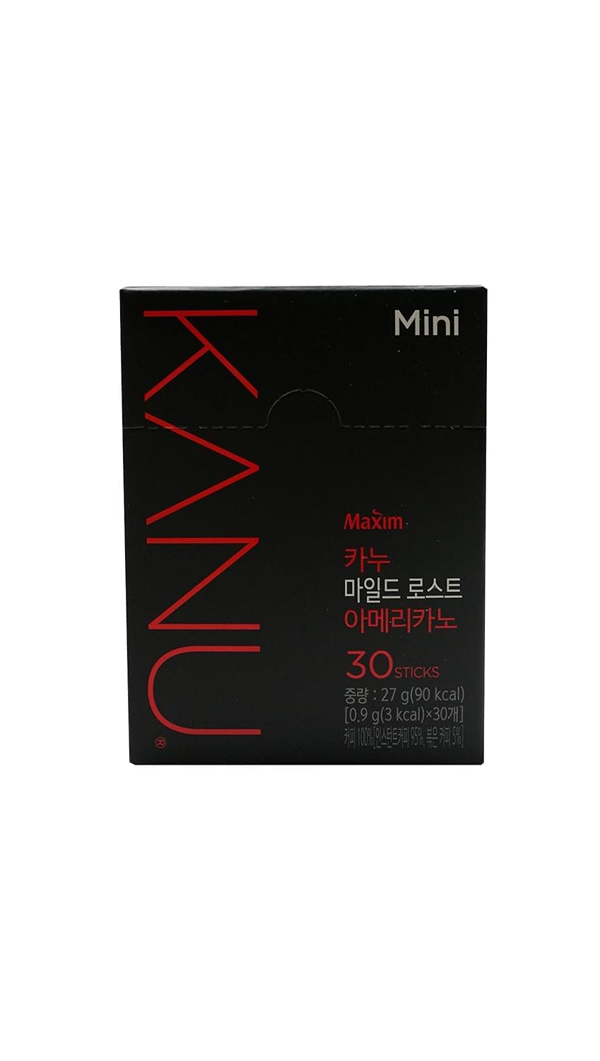 Maxim Enterprise INC kanu mini box front showing product name and 30 sticks for convenience